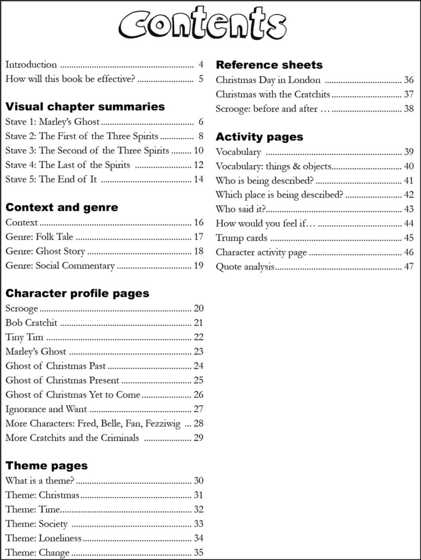 9780857478016-A-Christmas-Carol-contents