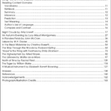 9780857478467-Reading-Comprehension-Classic-Poetry-contents