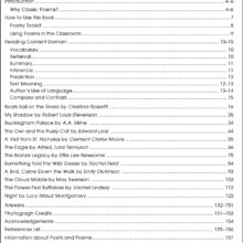 9780857478535-Reading-Comprehension-Classic-Poetry-3-4-contents