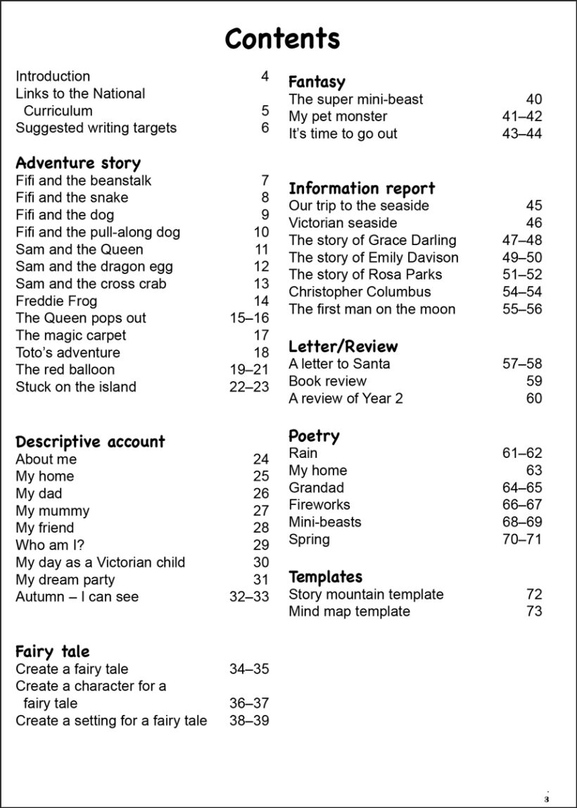 9781783170586-Boost-Creative-Writing-5-7-KS1-contents