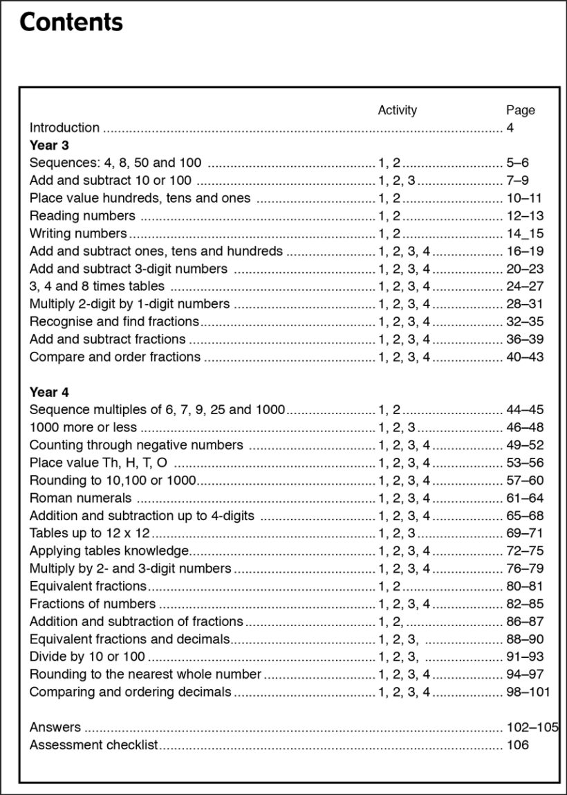 9781783170845-Sum-Fun-Maths-Assessment-puzzles-KS2-contents