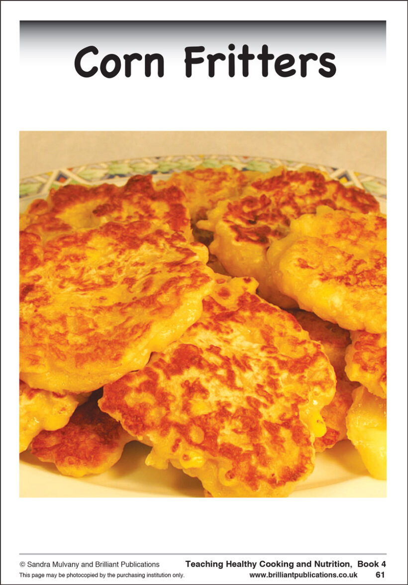 9781783171118-Healthy-Cooking-Nutrition-Primary-Book-4-Corn-Fritters