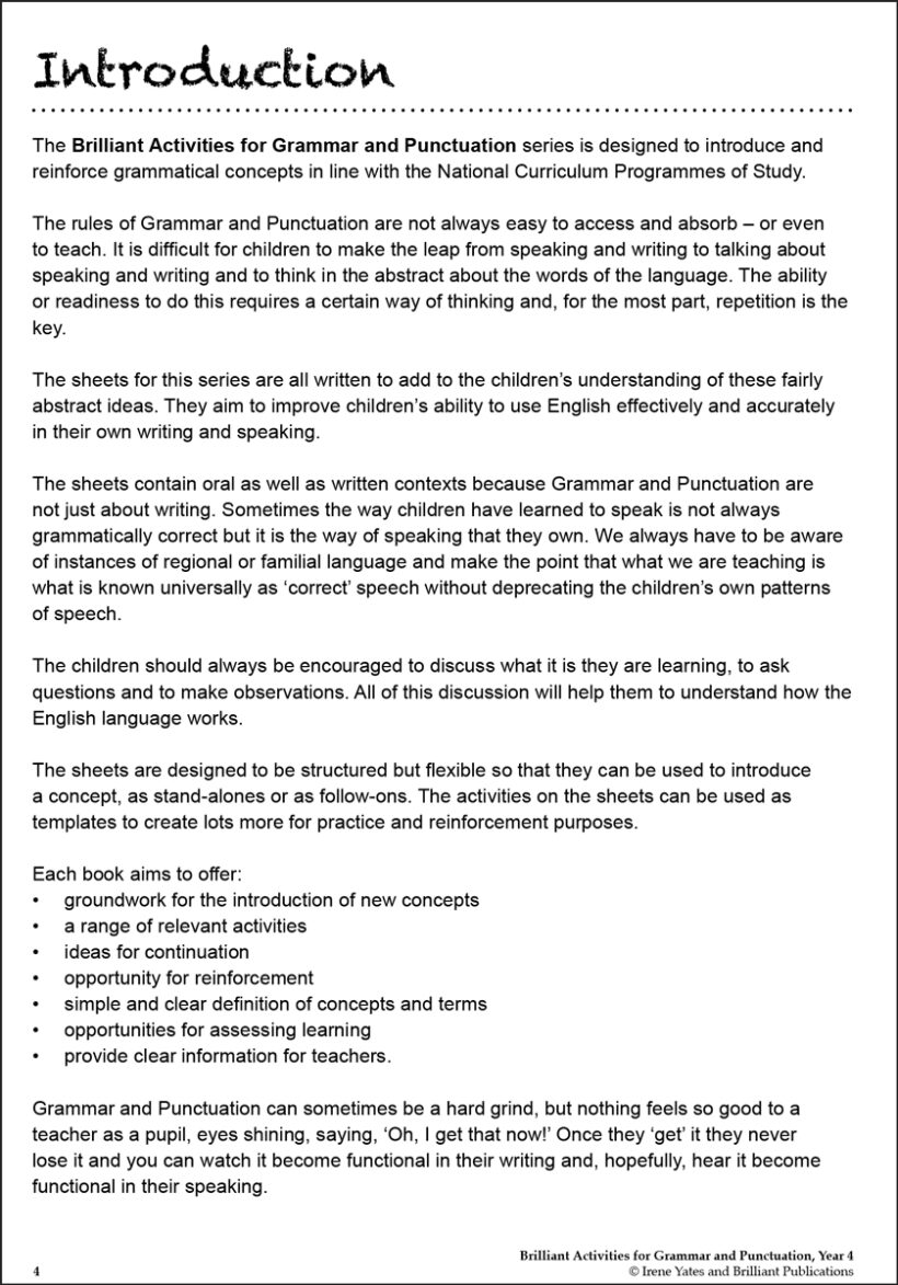 9781783171286-Grammar-Punctuation-Year-4-contents-intro1