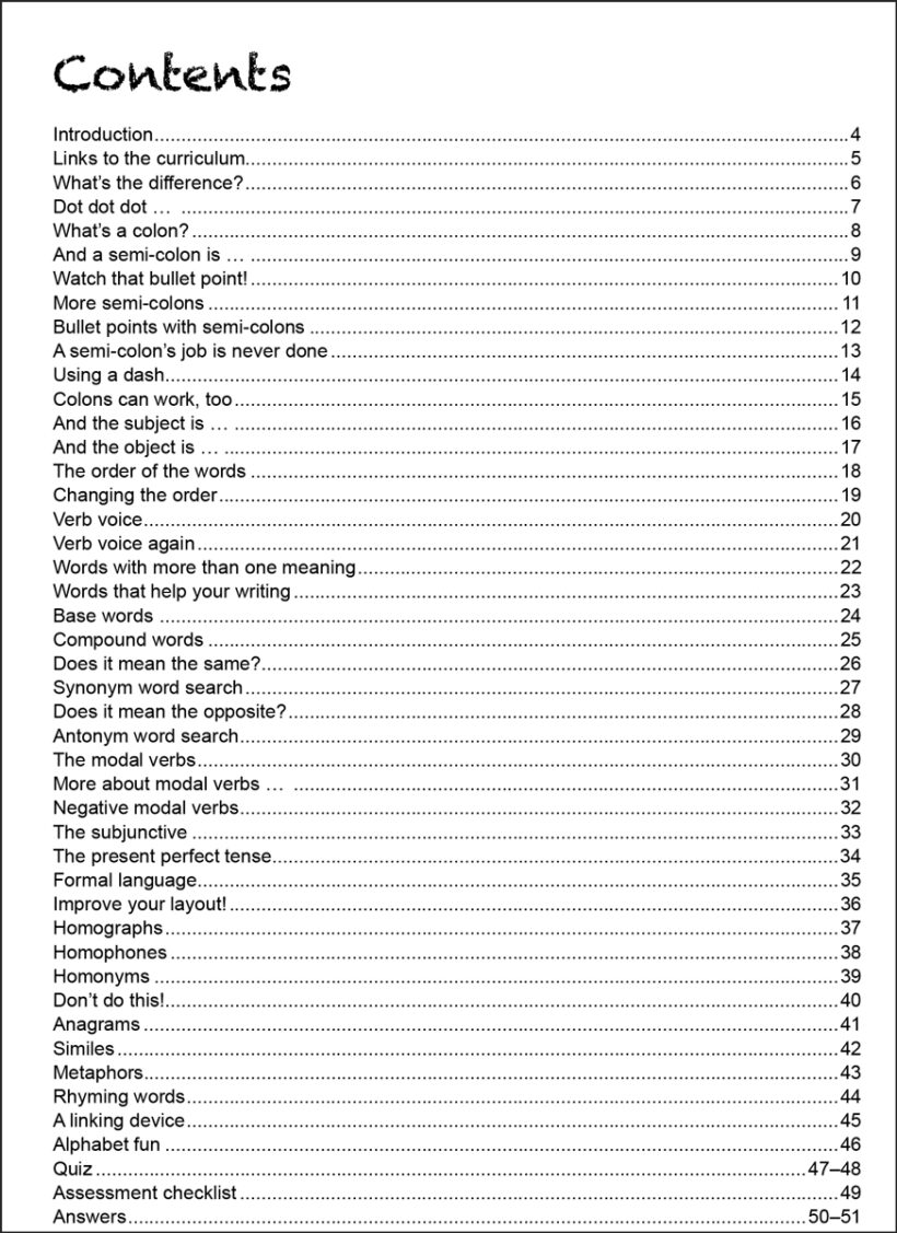 9781783171309-Grammar-Punctuation-Year-6-contents-intro2