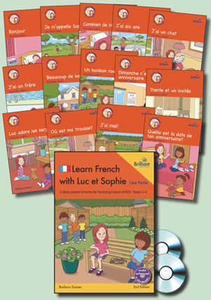 Learn French With Luc et Sophie • Storybook Pack 1 • Set Of 14 Books •Age 3-4yr 