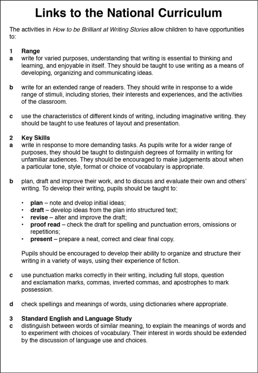 9781897675007-Brilliant-Writing-Stories-contents3