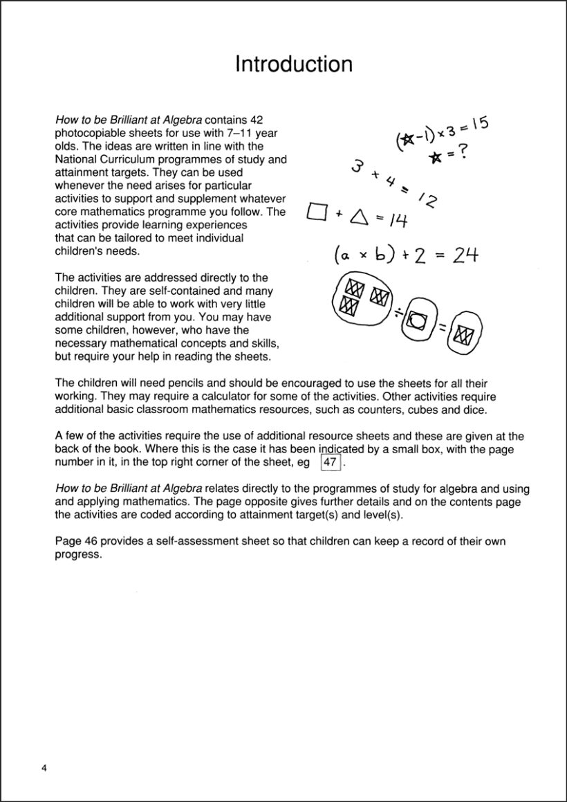 9781897675052-Brilliant-at-Algebra-contents1