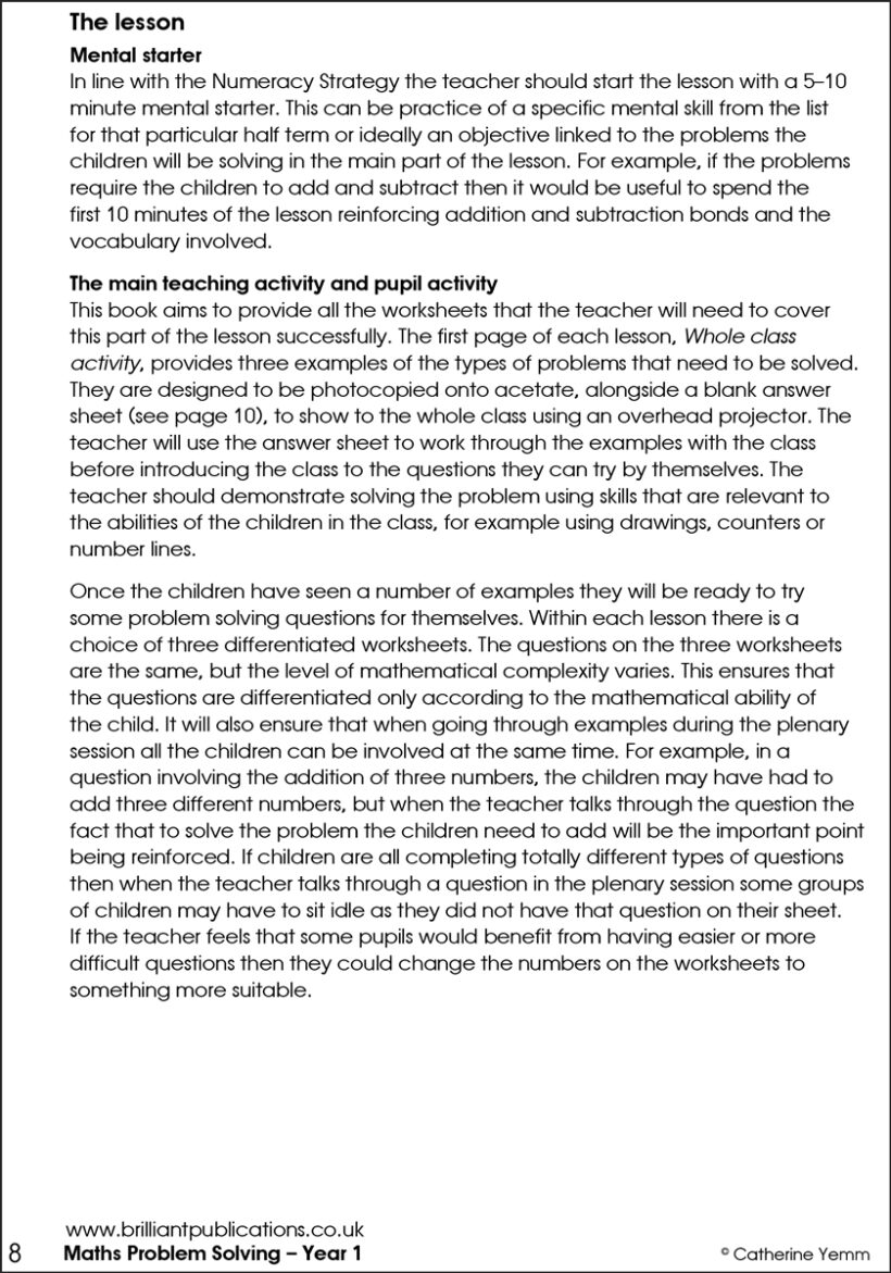 9781903853740-Maths-Problem-Solving-Year-1-contents6