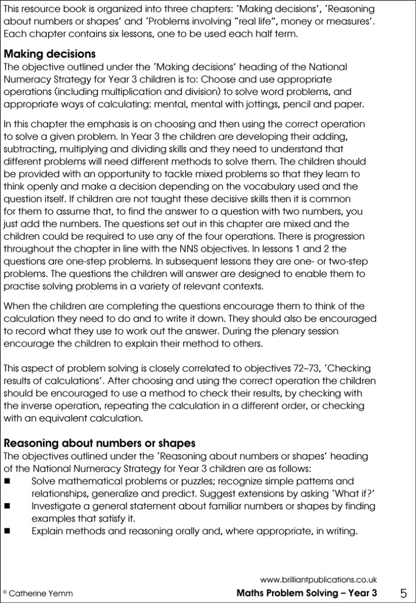 9781903853764-Maths-Problem-Solving-Year-3-contents3