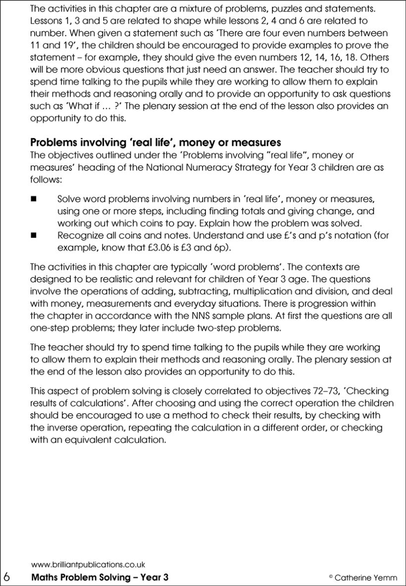 9781903853764-Maths-Problem-Solving-Year-3-contents4