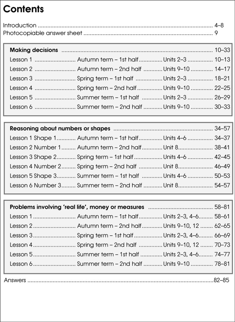 9781903853771-Maths-Problem-Solving-Year-4-contents1
