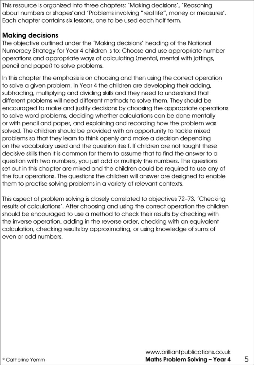 9781903853771-Maths-Problem-Solving-Year-4-contents3