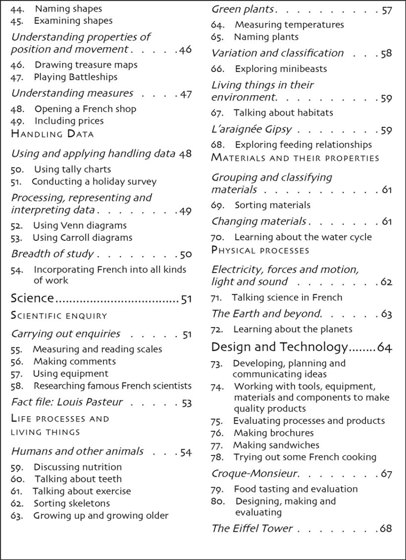 9781905780792-Teaching-French-across-the-Curriculum-CLIL-contents2