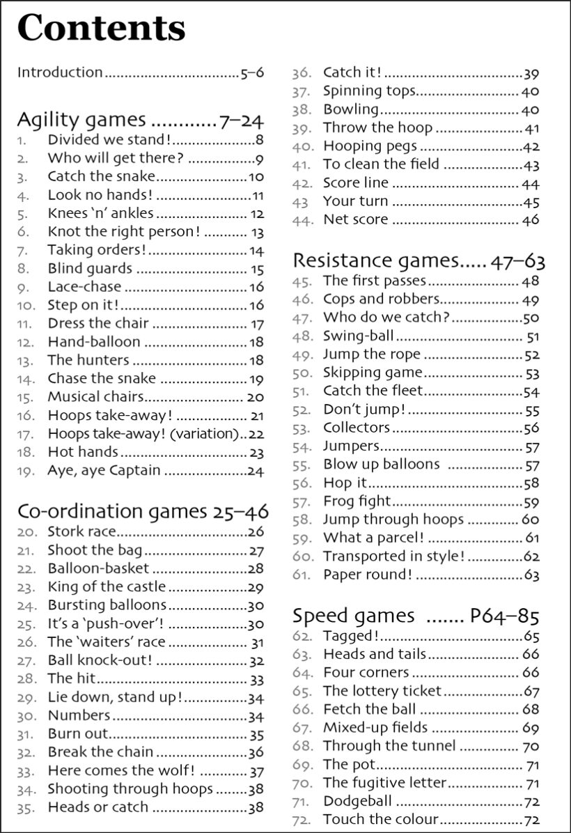 9781905780846-Fun-Ideas-PE-Games-contents1