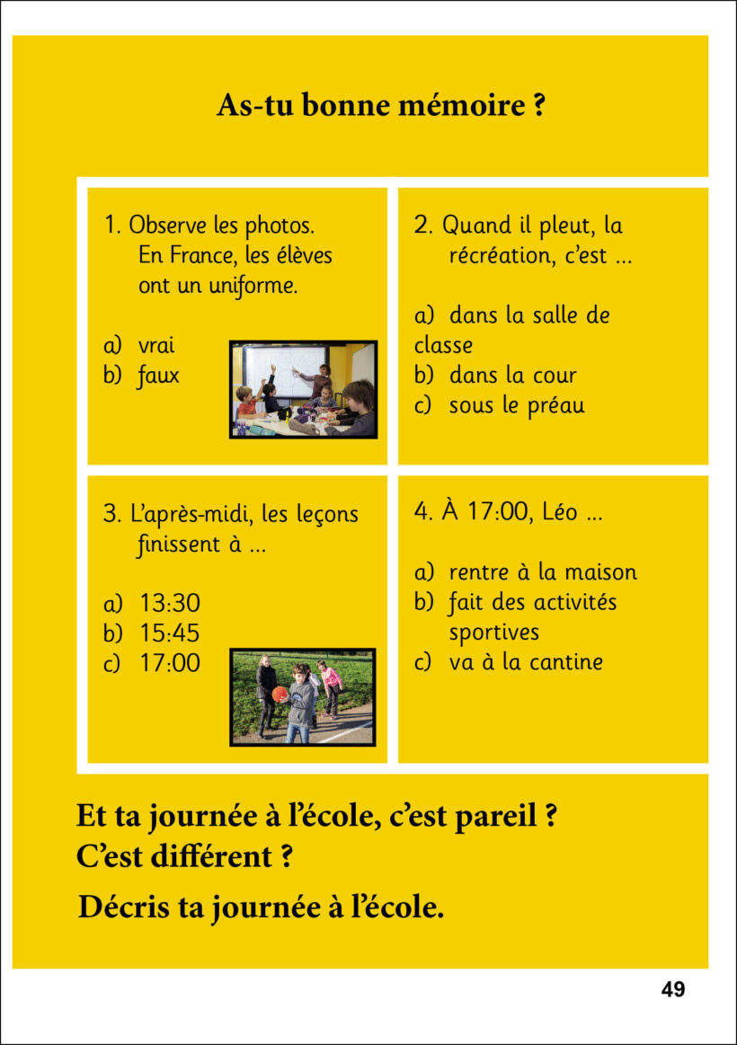 9781783173990-French-Information-Level-2-quiz